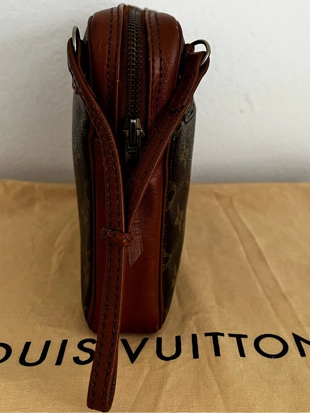 Rare Louis Vuitton Monogram Travel Wristlet Clutch Late 1970s-Early 80s France